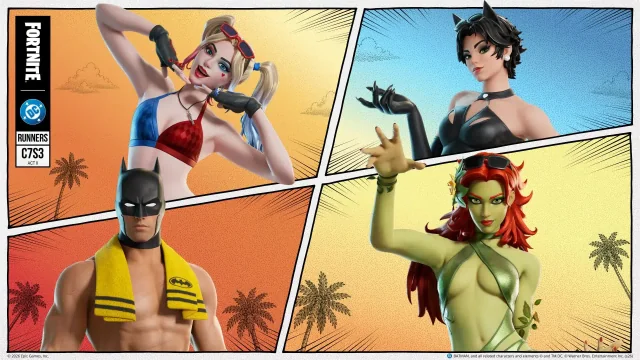 Fortnite restringe novas skins de Arlequina e Hera Venenosa a modos para maiores de 13 anos