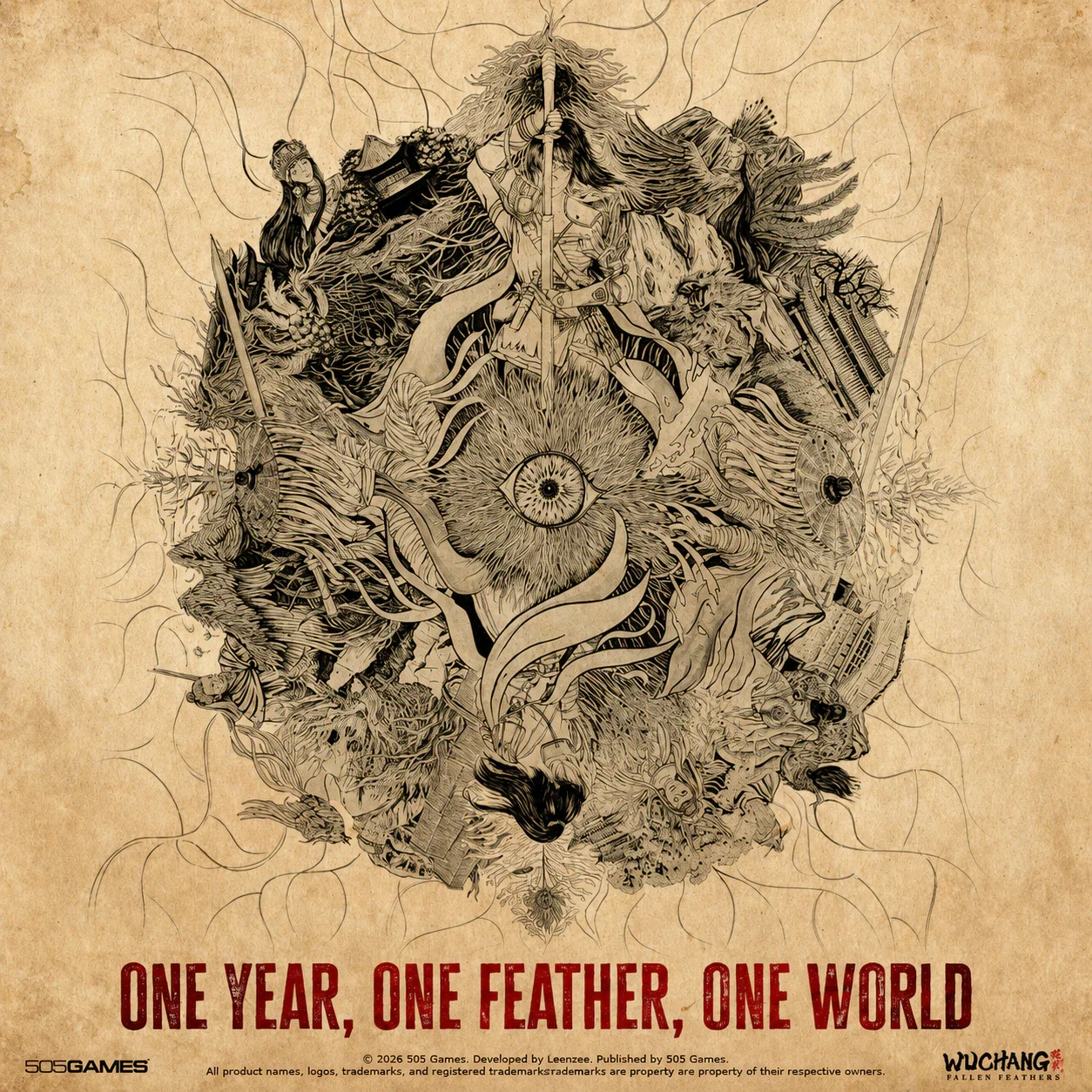 Wuchang: Fallen Feathers — Wuchang: Fallen Feathers celebra primeiro aniversário após alcançar 5 milhões de jogadores