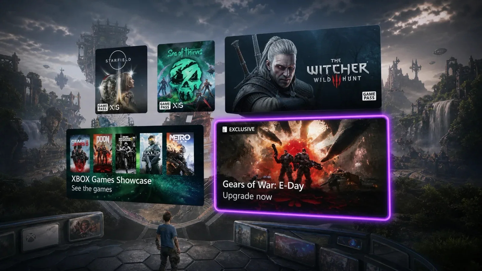 Xbox passa a destacar jogos exclusivos com novo selo na interface dos consoles